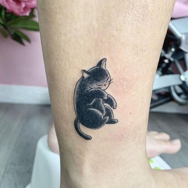 Cute little cat Tattoo