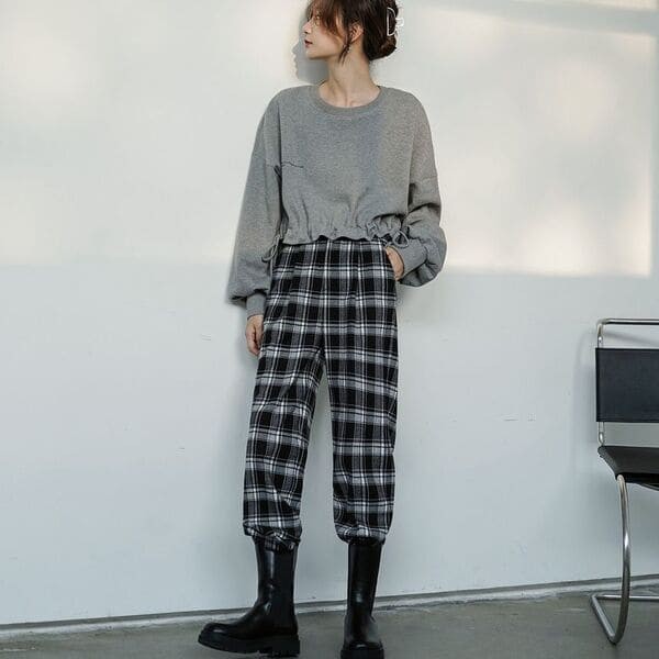 Wide leg and showstopper plaid pants from YesStyle.