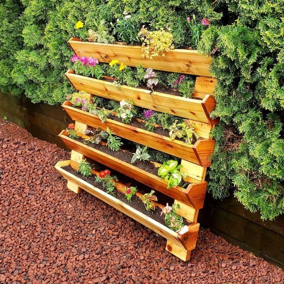 Five-Tier Floral Showcase outdoor Shelf