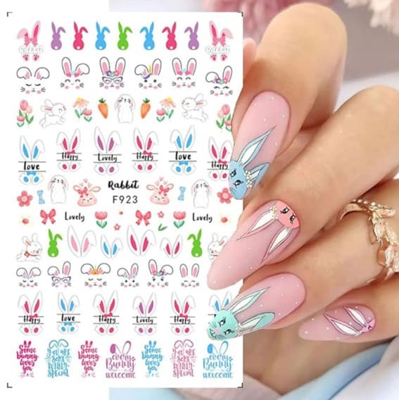 Easter Chic: Fun Nail Stickers for Festive Manicures