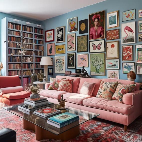 Maximalist Gallery Walls: An Art Lover’s Dream in 2024