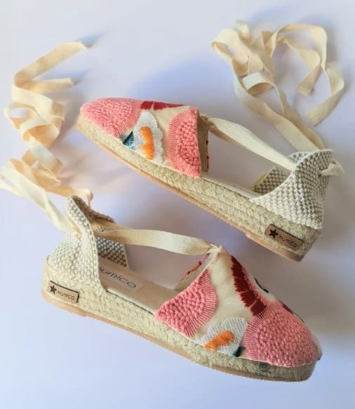 Pastel Party: Ribbon-Lace Espadrille Flats