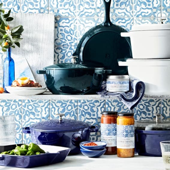 Dinner Party Must-Have: Staub Enameled Cast Iron Essential Lily Embossed French Oven