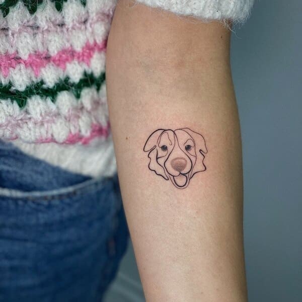 Dog tattoo