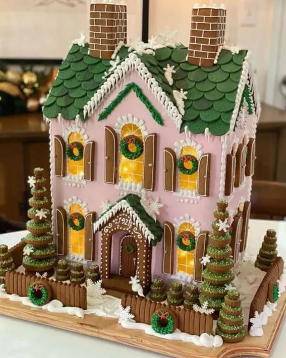 Festive Elegance Gingerbread Estate