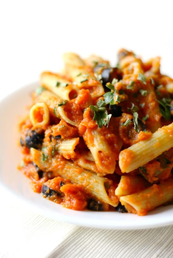 Creamy Autumn Pumpkin Pasta