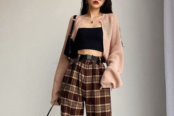 Wide leg and showstopper plaid pants from YesStyle.