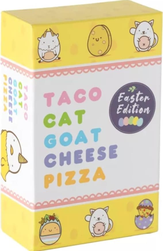 Festive Family Fun: Taco Cat Goat Cheese Pizza, Easter Edition