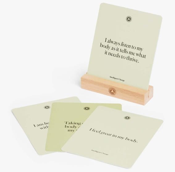 Mindful Affirmation Cards for Health and Well-being