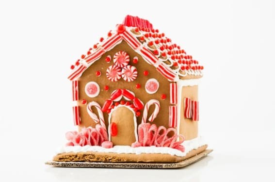 Peppermint Dream Gingerbread House