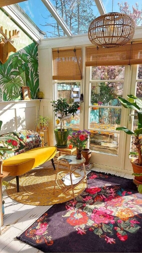 Sunshine and Blooms: A Cozy Corner to Relax