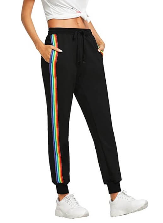 Rainbow joggers