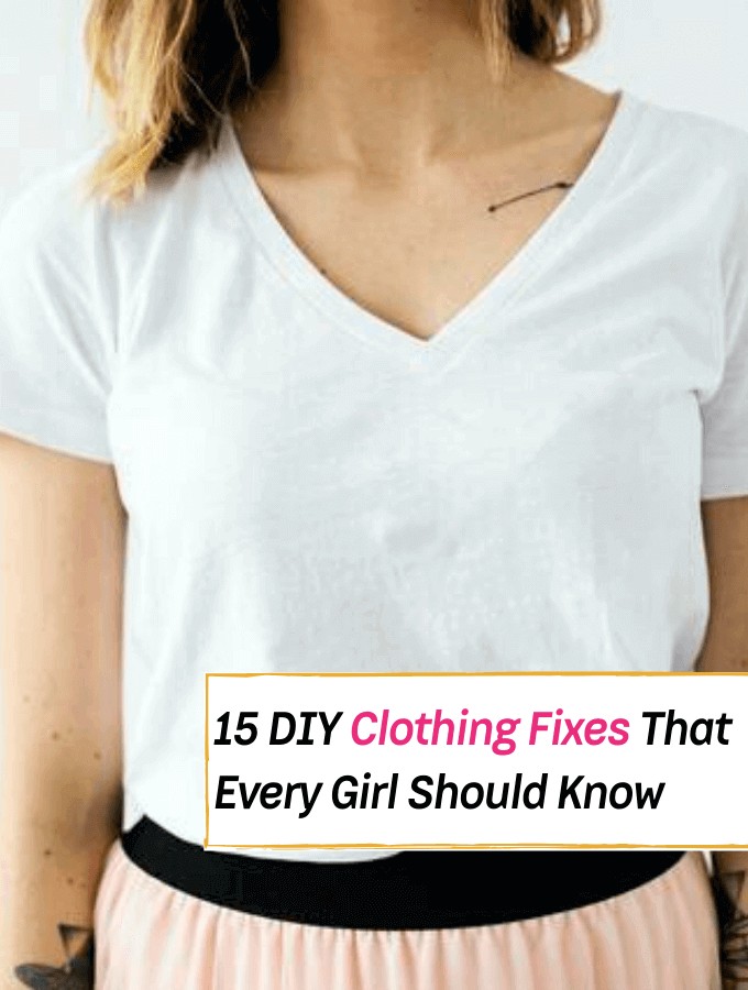 15 Brilliant Diy Clothing Fixes Every Girl Should Know