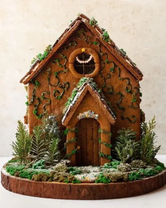 Enchanted Winter Confectionery Cottage