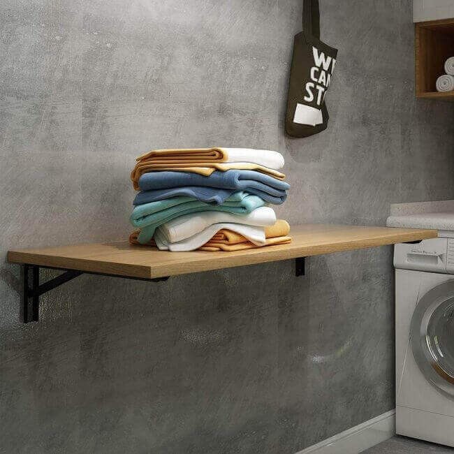 Add a nifty folding station to make folding your clothes a breeze.