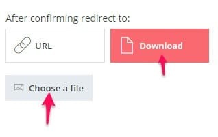 Click download and choose a file.