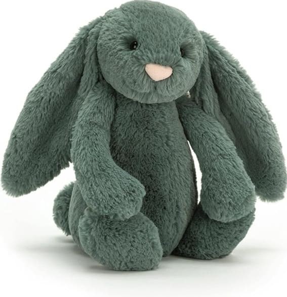 Forest Friend: Jellycat Bashful Forest Bunny Stuffed Animal