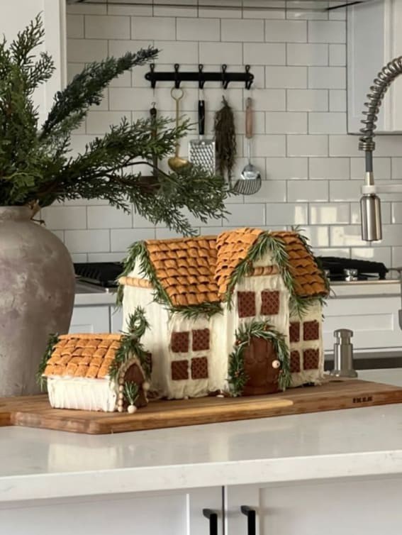 Rustic Charm Gingerbread Cottage