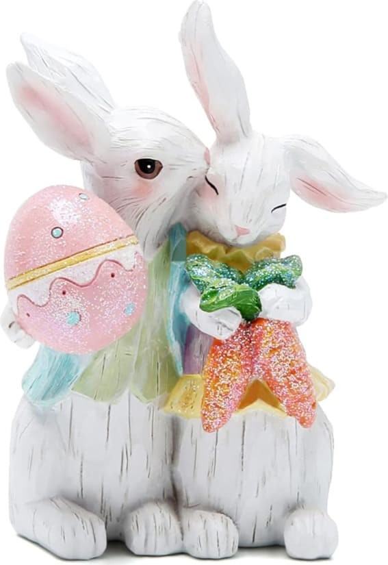 Bunny Bond: Easter Companions Figurine