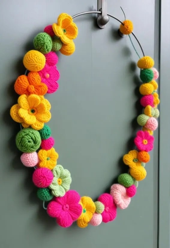 A Festive Vibe With Easter Crochet Decor