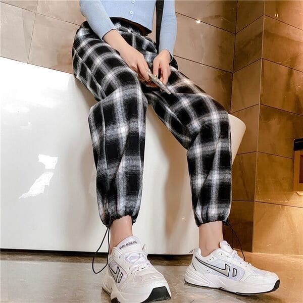 Wide leg and showstopper plaid pants from YesStyle.