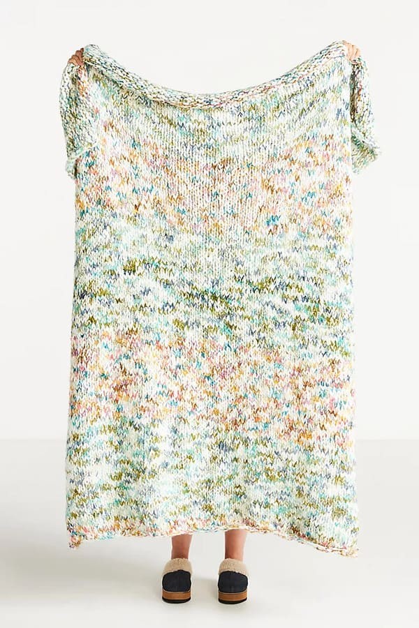 Penelope Knit Throw Blanket by Anthropologie.