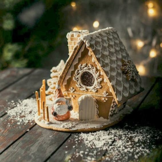 Whimsical Gingerbread Homestead