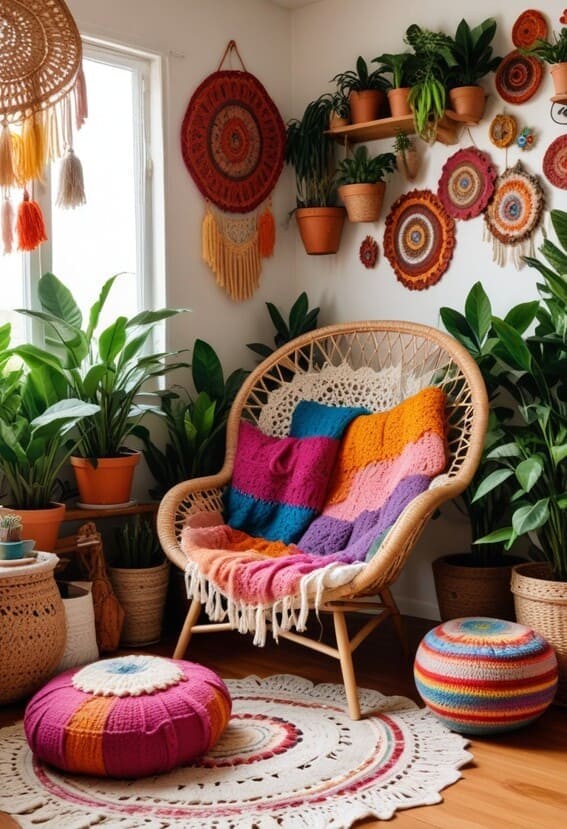 Crochet Your Home With These Awesome Spring Crochet Ideas paired with Inspiring Quotes!