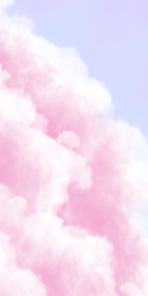 Soft cotton candy clouds.