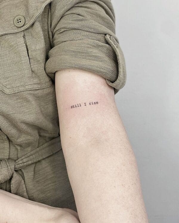 Affirmation tattoos