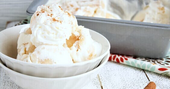 No Churn Apple Pie Ice Cream.