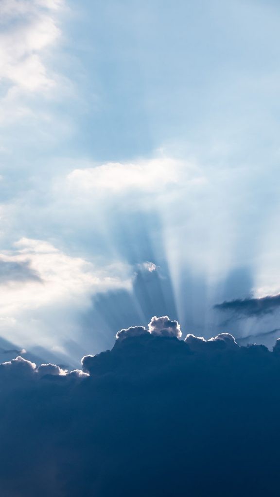 Stunning sunrise clouds.