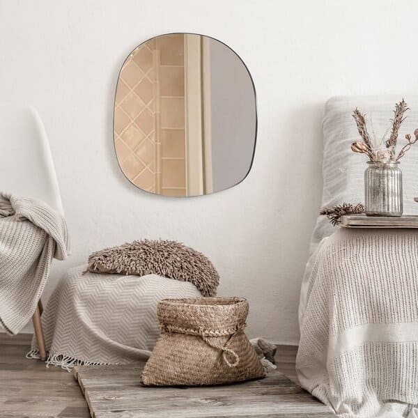 Wall-Mounted Asymmetrical Decorative Modern Mirror