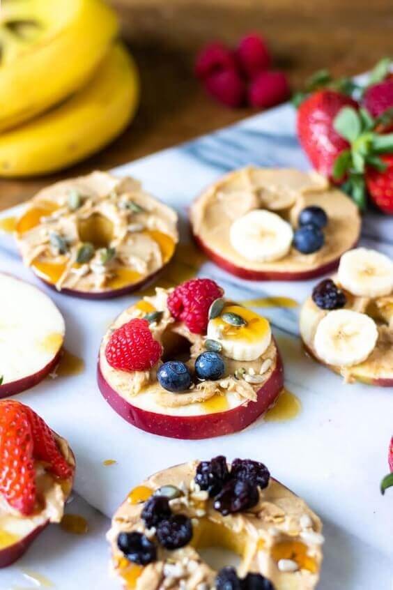 Mini Apple Pizzas.