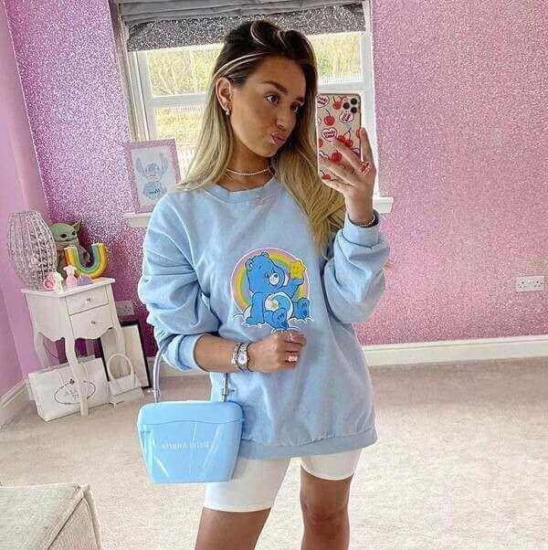 Care Bear Sweatshirt Baby Blue.