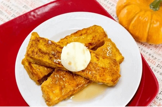 Pumpkin French Toast Sticks