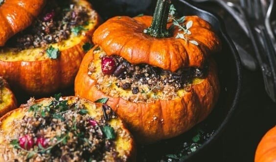 Mini Stuffed Pumpkins