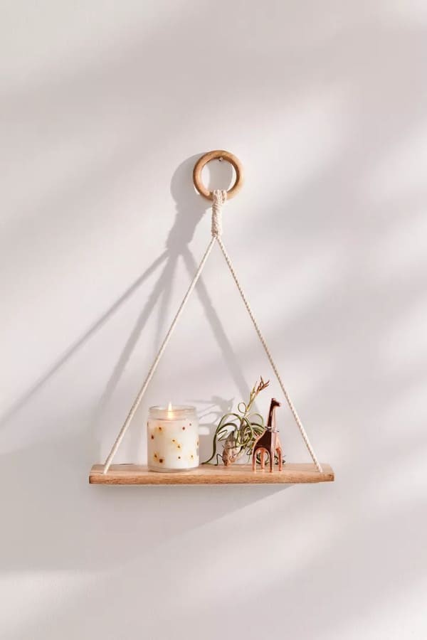 Elie Macramé Hanging Shelf, $16.00 – $29.00.