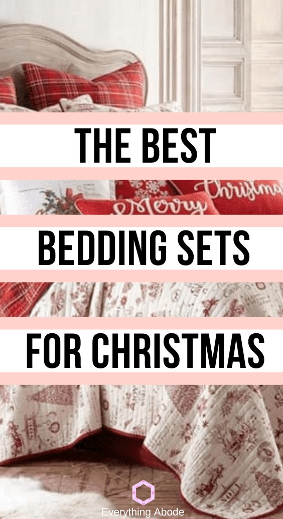 How can I mix and match Christmas bedding with my existing home decor?