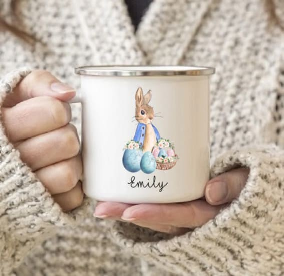 Personalized Sips: Easter Peter Rabbit Mug