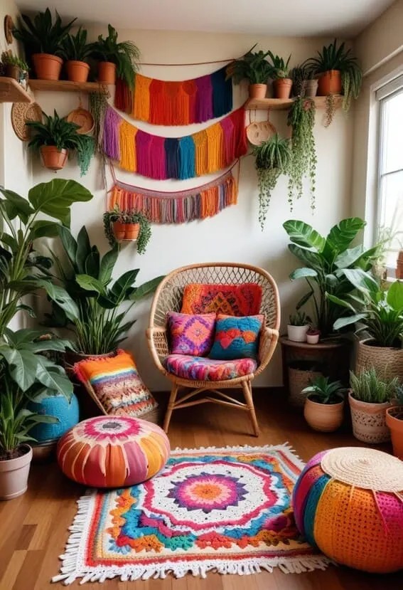 Crochet Your Home With These Awesome Spring Crochet Ideas paired with Inspiring Quotes!