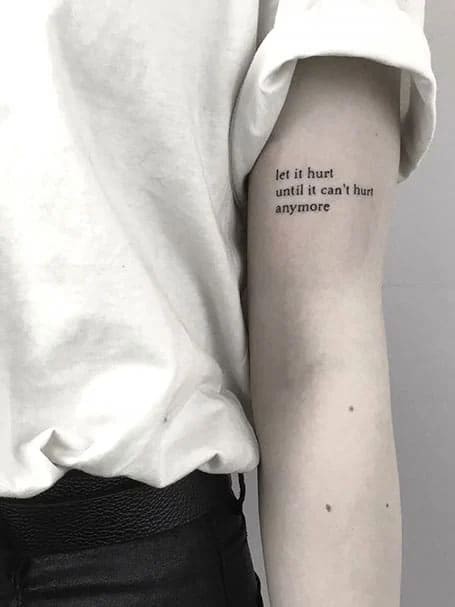 Quote tattoo ideas