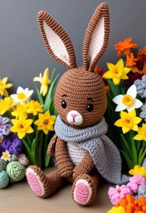 A Festive Vibe With Easter Crochet Decor