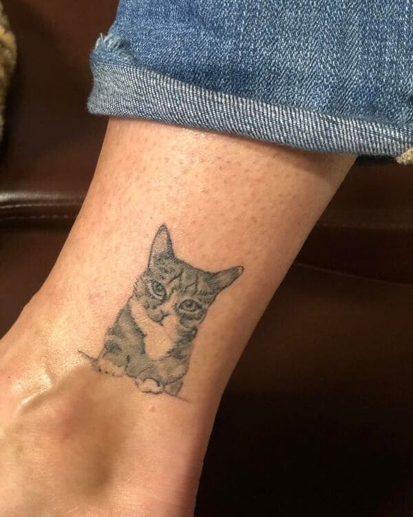 Cat Portrait Tattoo