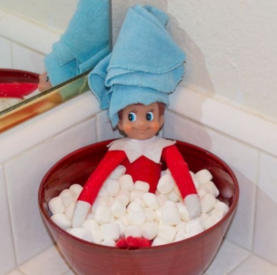 Marshmallow Bath Time: Elf’s Sweet Soak