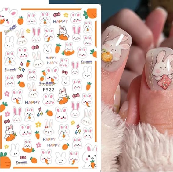 Easter Chic: Fun Nail Stickers for Festive Manicures