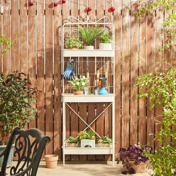 Victorian Outdoor Garden Charm Shelf