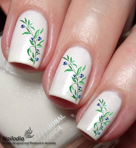 Spring Flower Nail Art Decals.