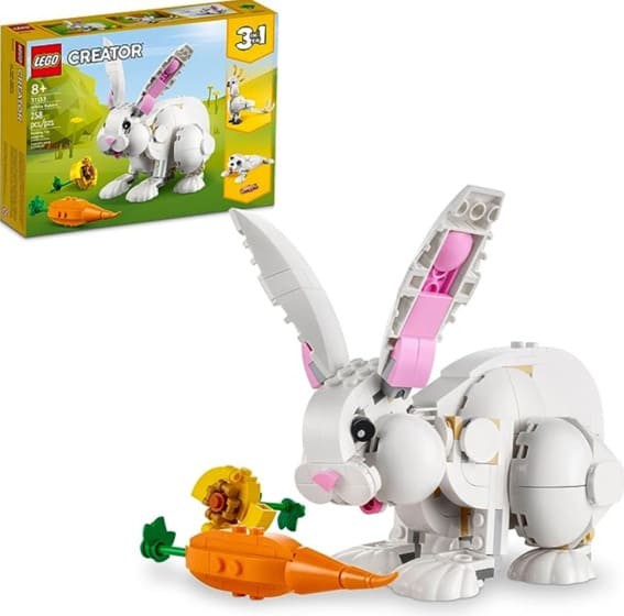 Build the Fun: LEGO Creator 3-in-1 White Rabbit Set