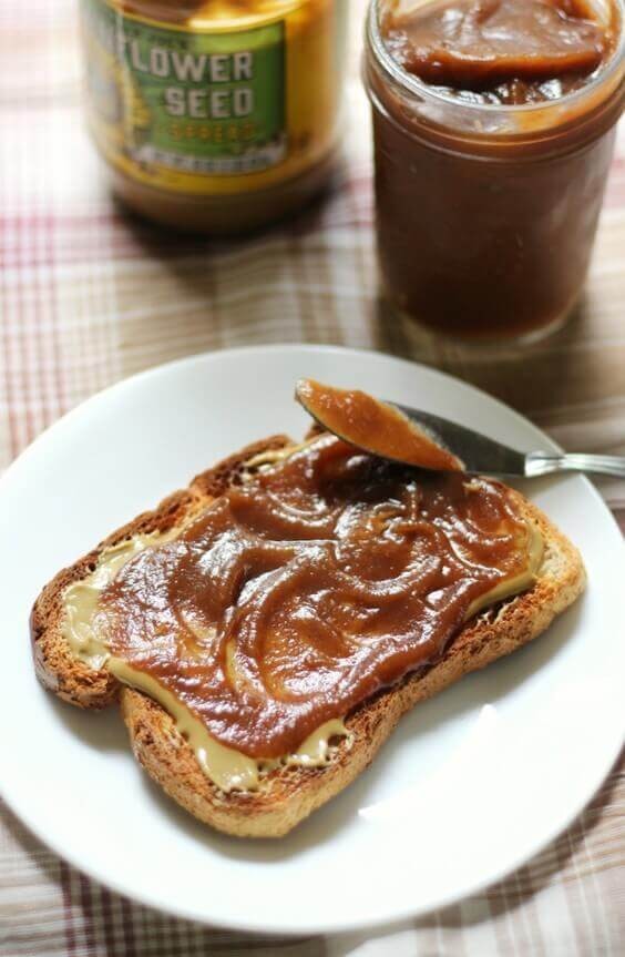 Slow Cooker Apple Butter (No Peeling Required!).